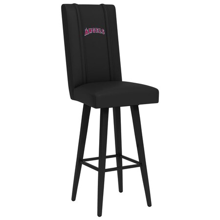 Dreamseat Swivel Bar Stool 2000 with Los Angeles Angels Secondary Logo XZ2000BSSBLK-PSMLB21031